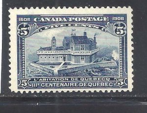 Canada # 99 MINT NH BILLIGS CONSTANT PLATE FLAW #1 & #2 BS21491