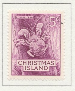 1963 English Colony British Colony CHRISTMAS ISLAND 5cMH* Stamp A28P25F28338-