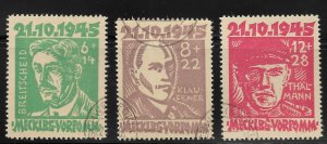 Germany - Soviet Zone - Mi20-23  - VF - Used (Used)