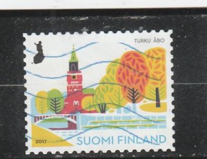 Finland  Scott#  1548c  Used  (2017 Turku City Hall)