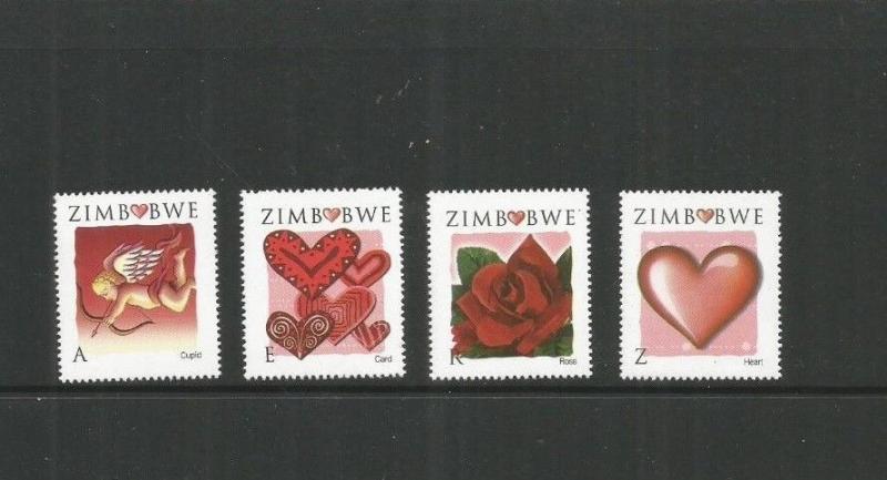 ZIMBABWE SCOTT 1069-72 MNH 