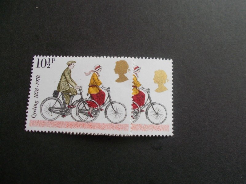 GB QEII Striking Error - Dropped Gold Head on 1978 Cycling 10.5p - Superb M/N/H 