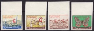 DUBAI 1963 RED CROSS Centenary Complete (8) IMPERF VF/NH Scott 18a-21a+C9a-C12a