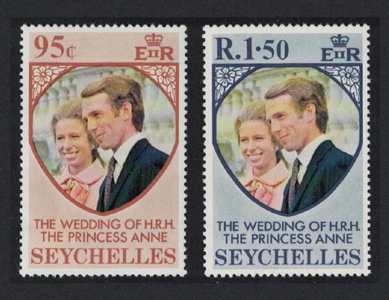 Seychelles Royal Wedding Princess Anne 2v SG#319-320