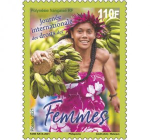 2021 Fr Polynesia International Women's Day (Scott 1262) MNH