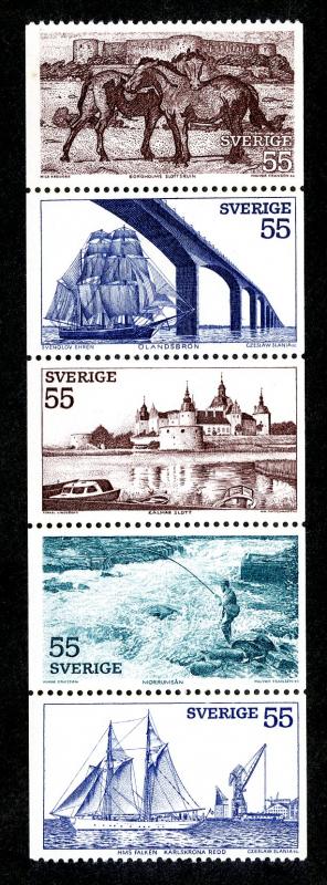 SWEDEN 928-32 MNH SCV $3.25 BIN $2.25