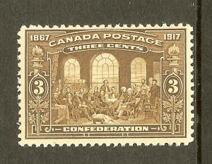 Canada, Scott #135, 3c Fathers of Confederation, Fine, MNH