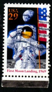 SC# 2841 - (29c) - First Moon Landing, Used single