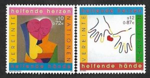 SD)2001 UNITED NATIONS DECLARATION OF HUMAN RIGHTS - UN, 2 STAMPS MNH