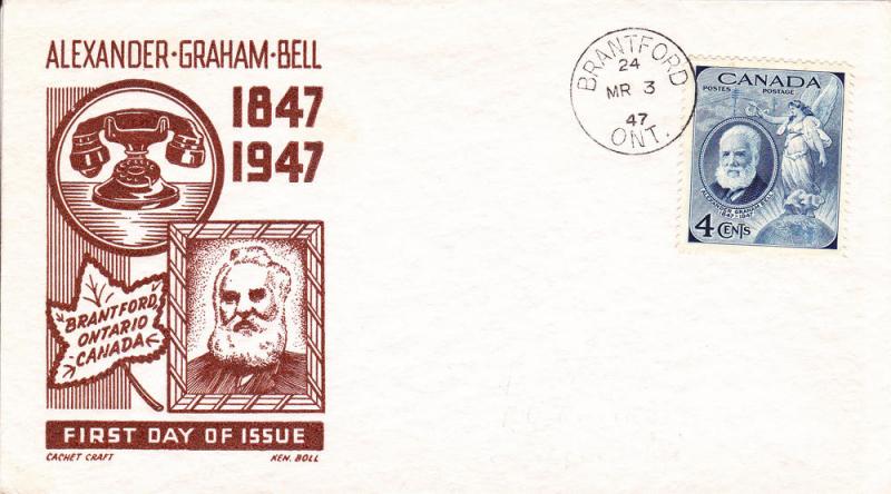 Canada # 274, Cacheted First Day Cover,