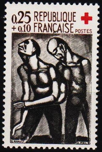 France.1961 25c+10c  S.G.1556 Mounted Mint