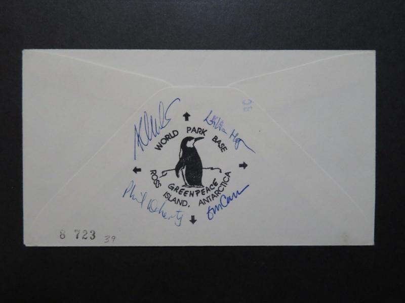 Austria 1989 MC Greenpeace Antarctica Cover / Signed - Z9744 