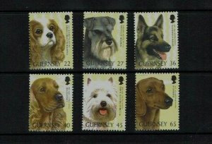 Guernsey: 2001,Centenary of Guernsey Dog Club , MNH set