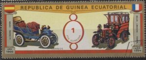 Equatorial Guinea 7675? (used cto, nh) 1p early autos: La Cuadra, Bollée (1976)