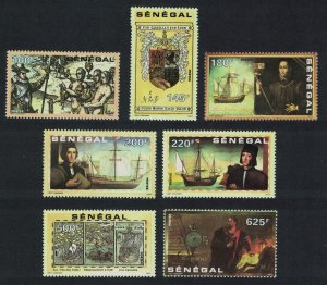 Senegal Discovery of America by Columbus 7v 1991 MNH SG#1111-1117 MI#1139-1145