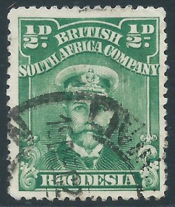 Rhodesia, Sc #119, 1/2d Used