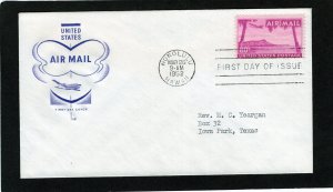 C46 Diamond Head, FDC HF addressed