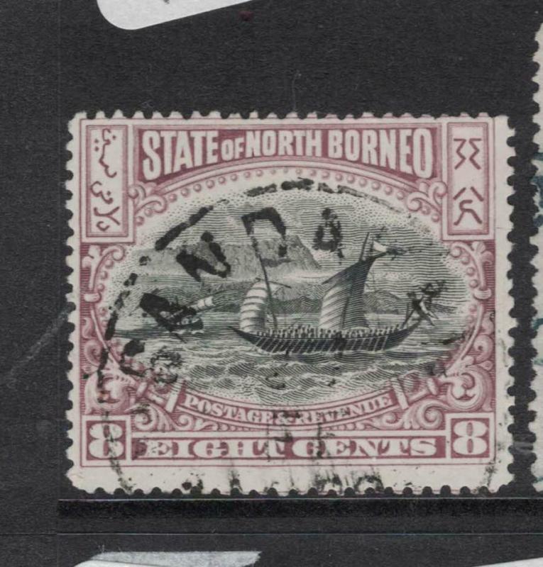 North Borneo SG 74 Sandakan CDS VFU (3dvp)