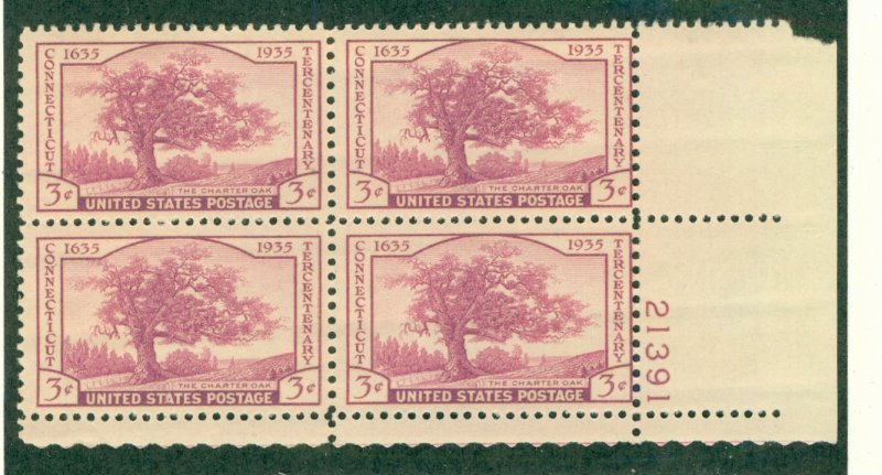 UNITED STATES PLATE BLOCK 772 MNH BIN $2.25