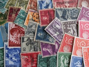 Switzerland 32 different M & U International Labour Bureau official stamps
