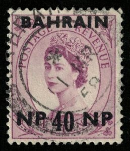 Queen, 6 pence, BAHRAIN, overprint, NP 40 NP, Great Britain (T-5985)