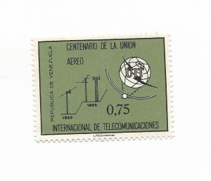 VENEZUELA 1965 UIT INTERNATIONAL TELECOMMUNICATION ORGANIZATION SC C908 MI 1632