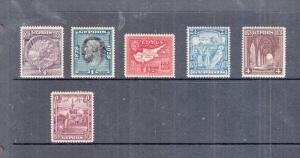 CYPRUS 1928 SET TO 9P MINT SOME UNMOUNTED