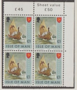 Isle of Man Scott #27 Stamps - Mint NH Plate Block