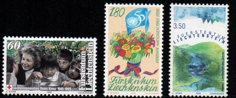 Liechtenstein # 1045 - 1047 MNH