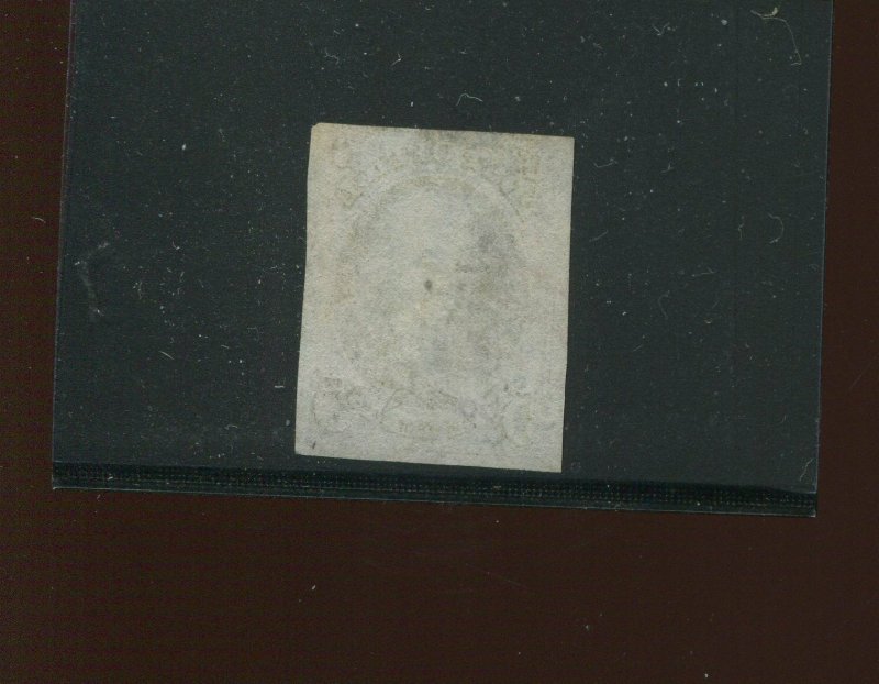 1 Franklin Imperf Used Stamp (Bx 3002)