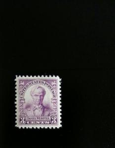 1932 3c Daniel Webster, Statesman Scott 725 Mint F/VF NH