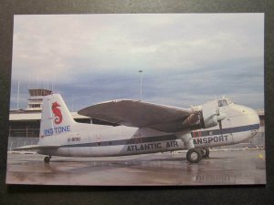 10153 Aviation Postcard INSTONE ATLANTIC Airlines BRISTOL 170 MK-