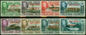 South Georgia 1944 Set of 8 SGB1-B8 V.F MNH