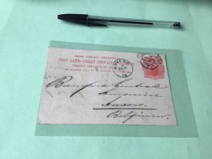 London Haarbleicher & Schumann 1893 Belgium postcard Ref 21353