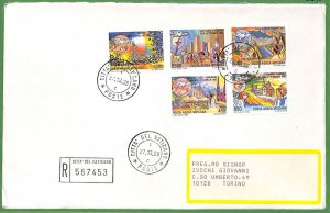 ZA1633 - VATICAN - Postal History - FDC Envelope - Papal Travels 1988-