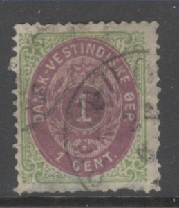 Danish West Indies Scott 5 used