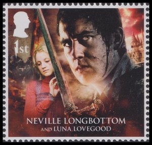 GB 5086 Harry Potter Neville Longbottom & Luna Lovegood 1st single MNH 2023