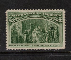 USA #243 Very Fine Mint Unused (No Gum) 