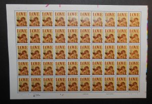 1995 Cherub Sistine Madonna Raphael Sc 2957 32c mint sheet of 50 MNH -Typical