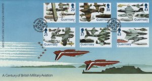 Guernsey 1998 FDC Sc 629-634 British Military Airplanes