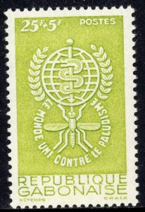 1261 - Gabon 1962 - The World United Against Malaria - MNH Set