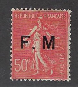 France SC M6a no period Mint F-VF hr SCV$32.50...Nice Stamps!