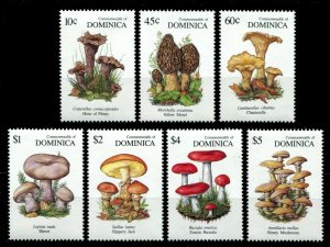 1991 Dominica 1394,96-1401 Mushrooms  13,50 €