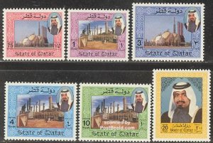 Qatar 1992, Definitives 6v, MNH