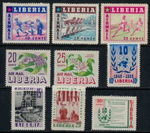 Liberia #C88-96*  CV $4.30