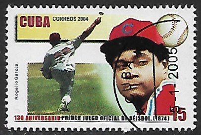 Cuba # 4442 - Baseball / Rogelio Garcia - unused / CTO....{R18}