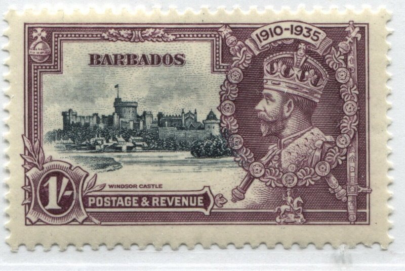 Barbados 1935 1/ Silver Jubilee mint o.g. hinged