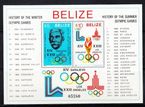 BELIZE  561-562 Mint NH souvenir sheets - S.G. No. MS 628