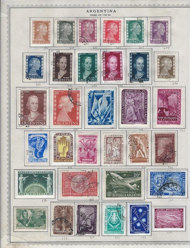 Argentina '45//'60. On collector mounted album pges [m/u]