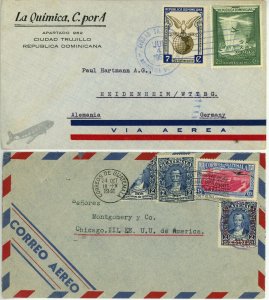 Latin America Cover Postage Collection Argentina Brazil Panama Guatemala Used